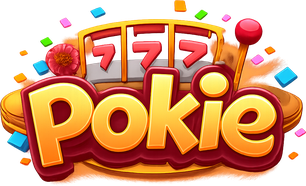 pokie গোলাপি নীল লোগো